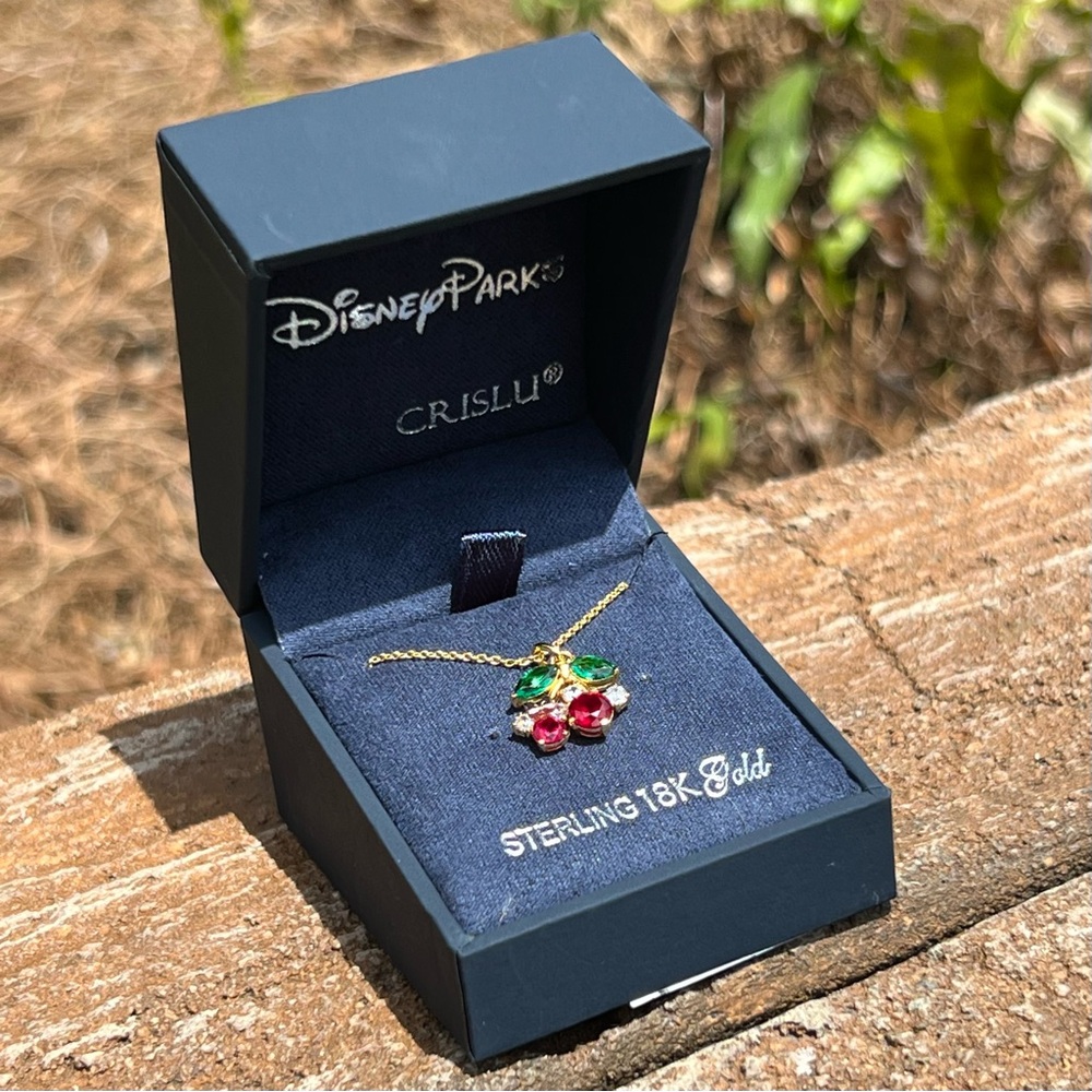 CRISLU Mickey & Minnie Cherry Necklace (Trunk Show Exclusive)